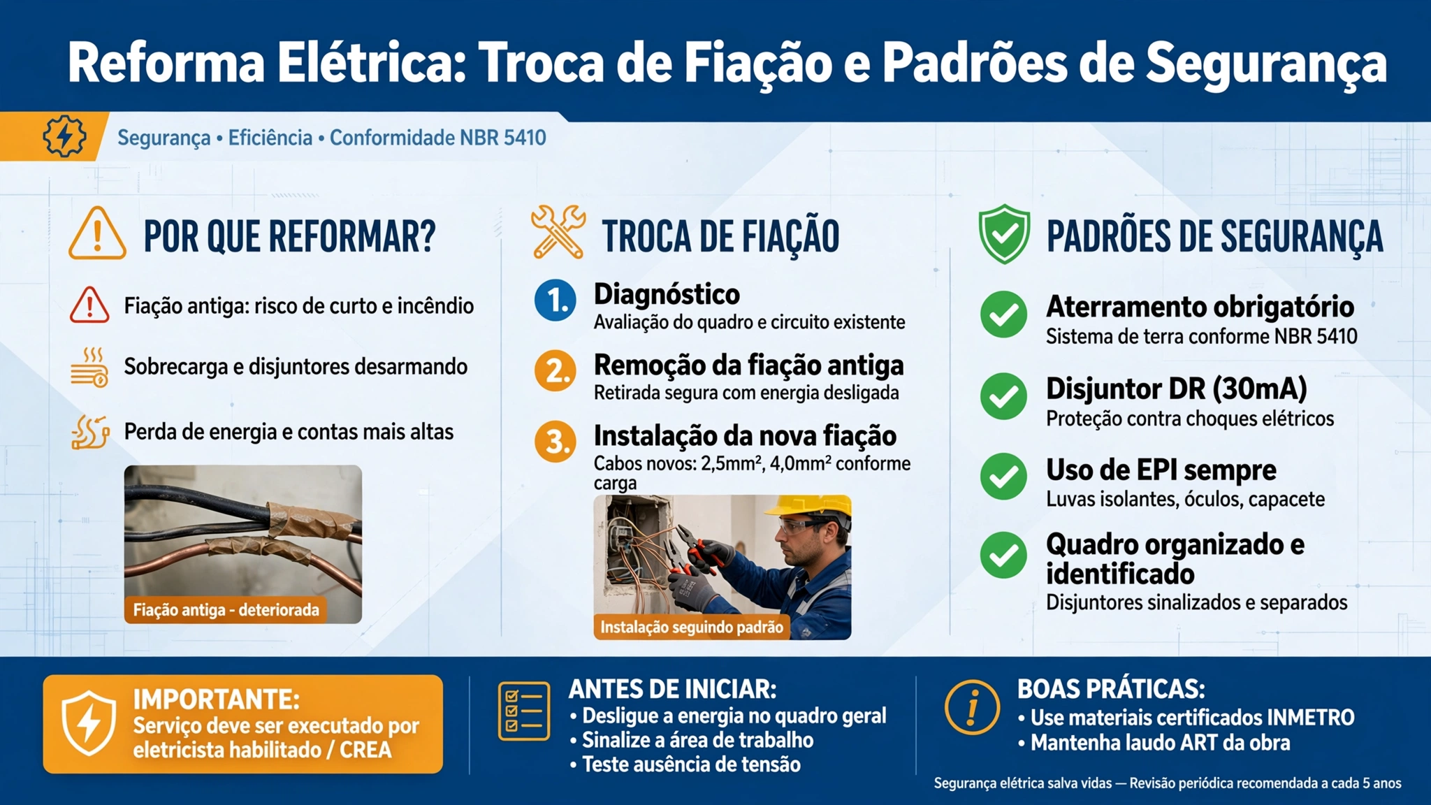 Reforma Elétrica: Segurança para sua Família | Obra Cabo Frio
