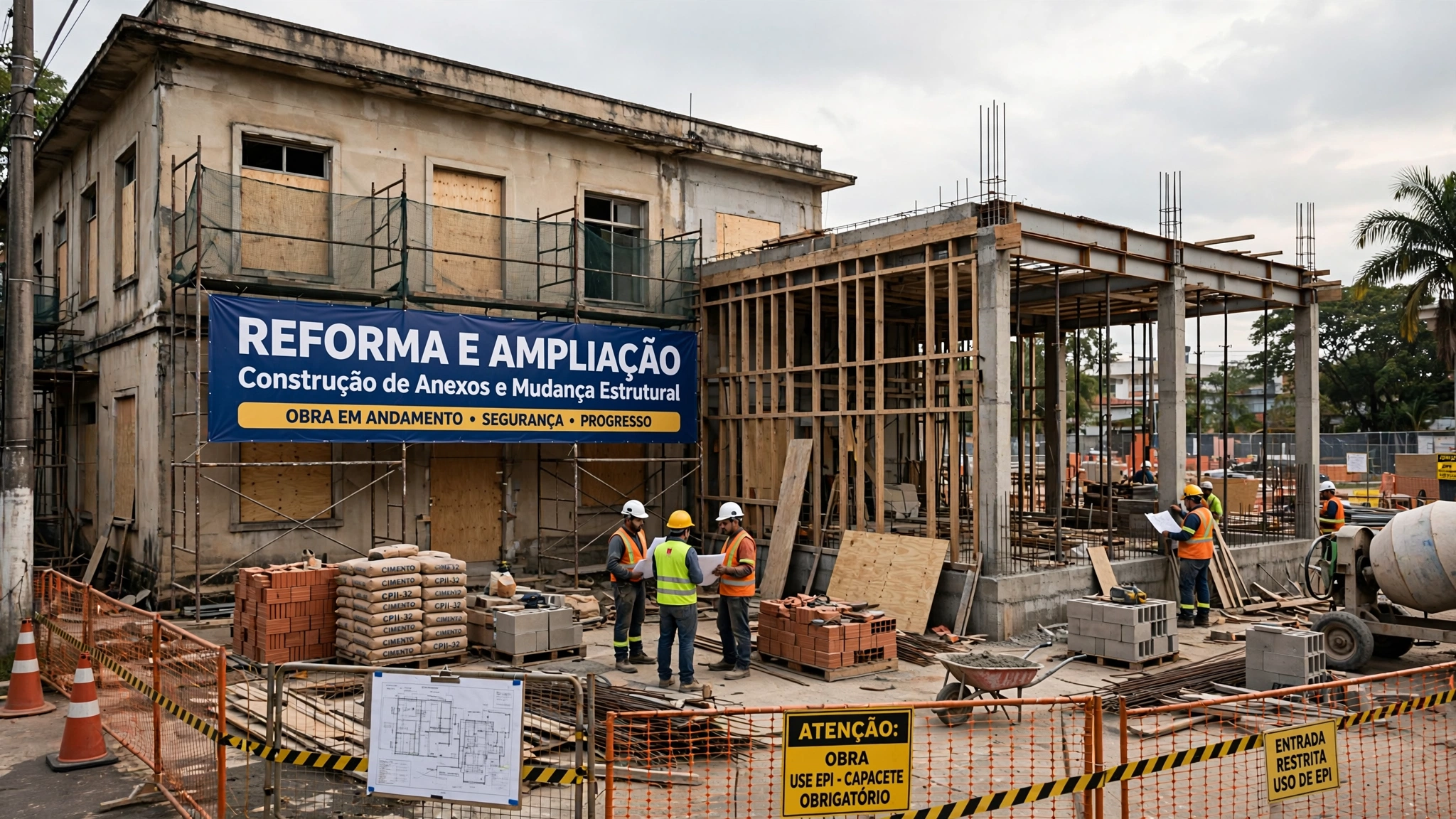 Reforma e Ampliação: Peça seu Orçamento | Obra Cabo Frio