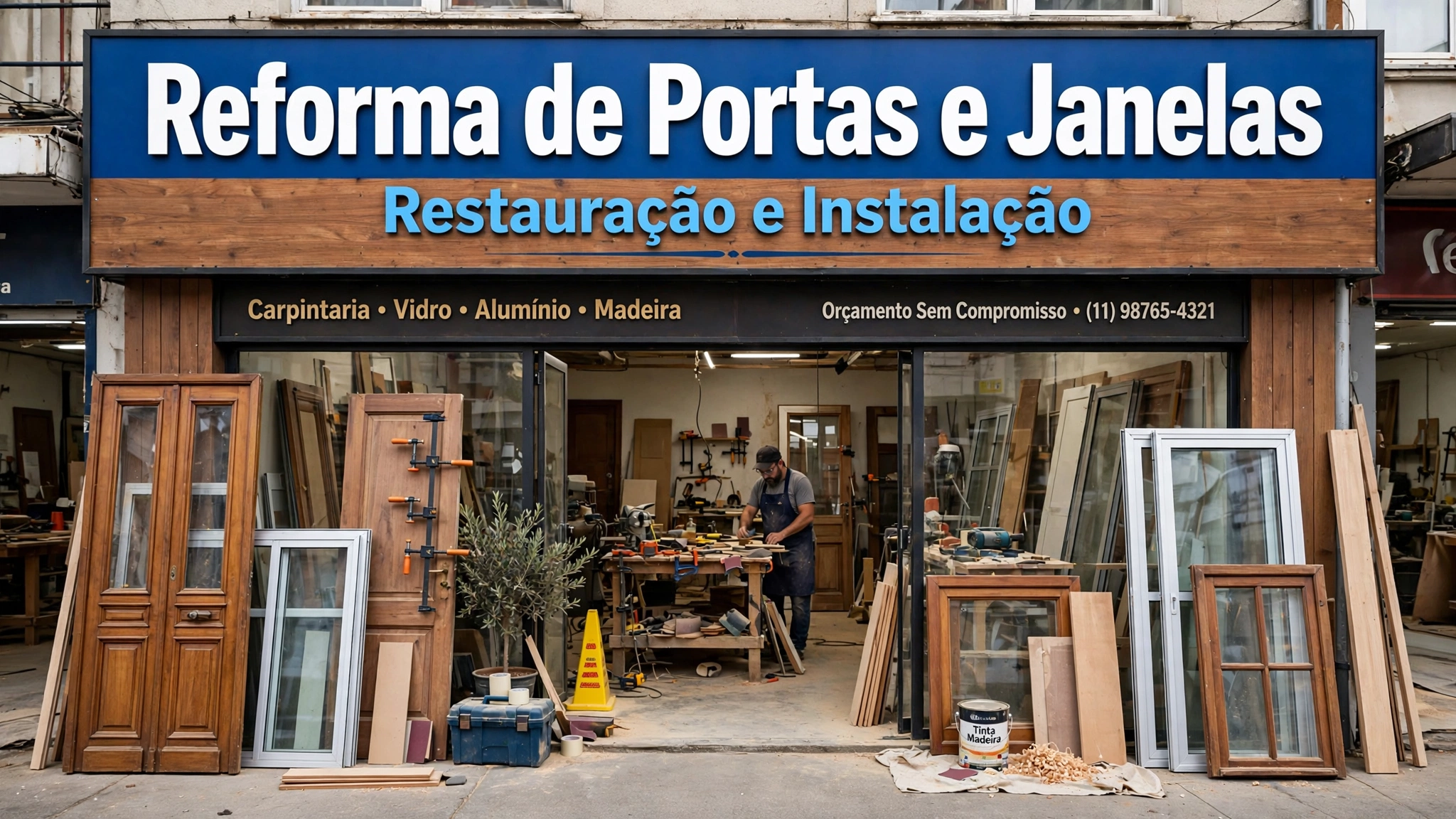 Reforma de Portas e Janelas: Fale Conosco | Obra Cabo Frio