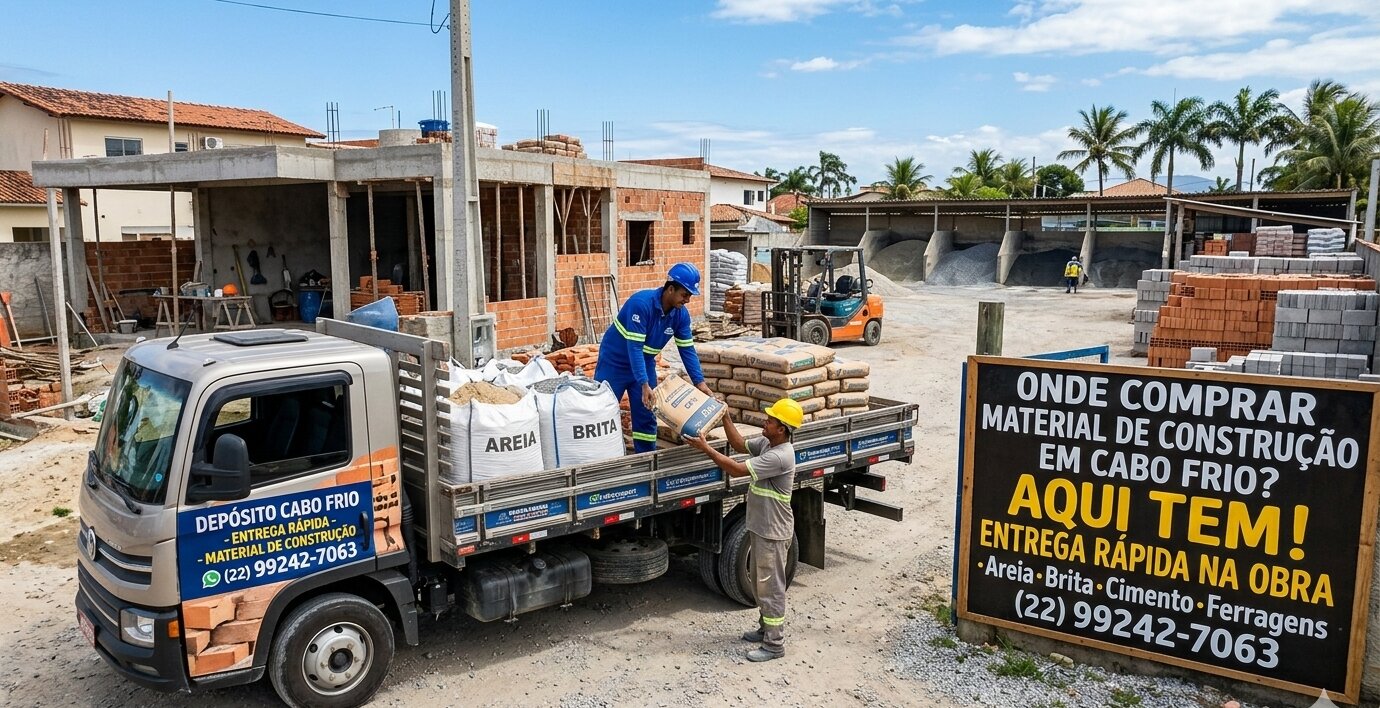 Onde Comprar Material de Construção em Cabo Frio com Entrega Rápida e Garantida