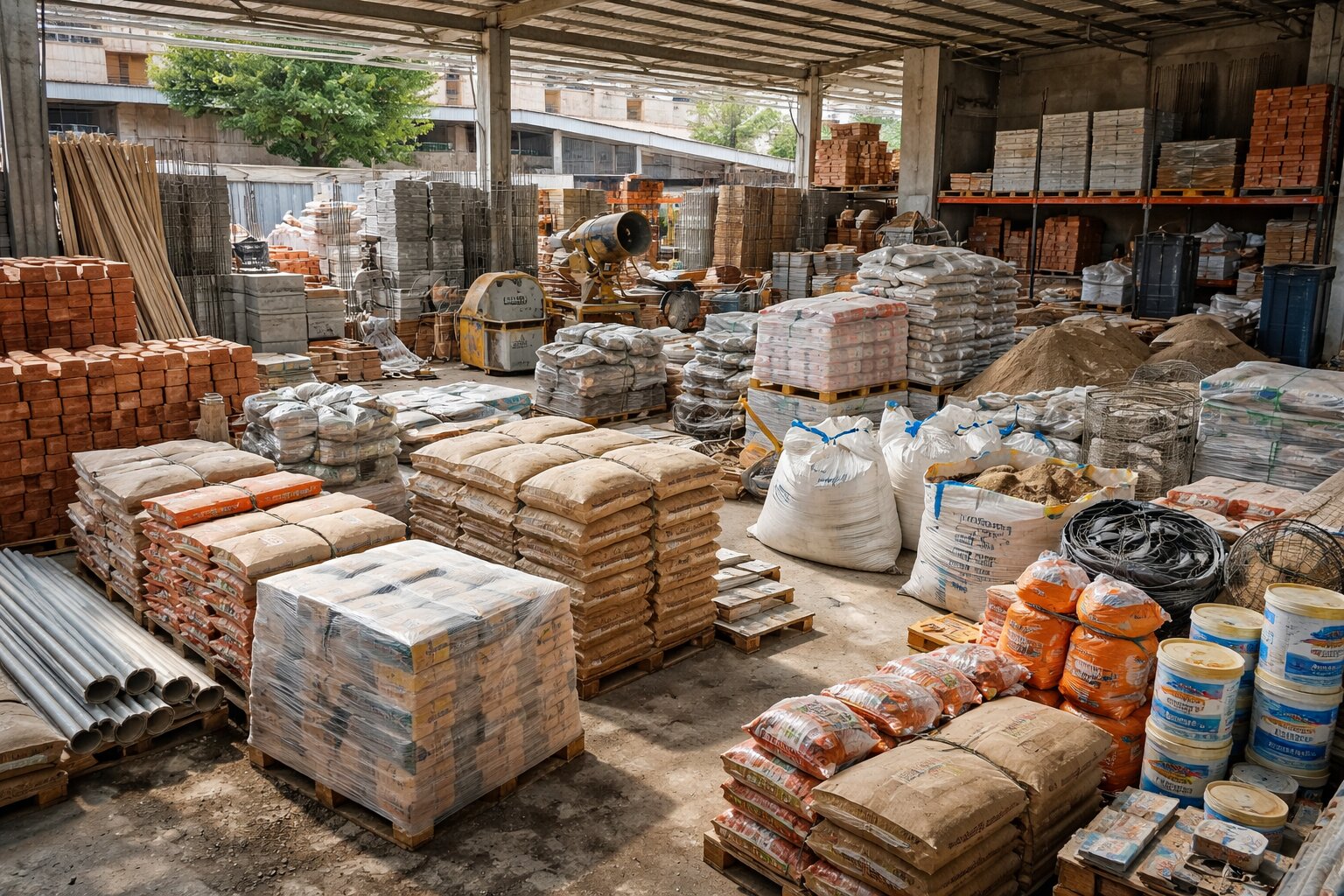 Material de construção perto de mim aberto agora Opções com plantao em Cabo Frio